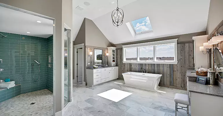 Guest Bathroom Flooring Remodel in Kingston