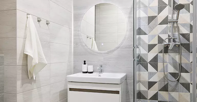 Small Master Bathroom Remodel in Kingston